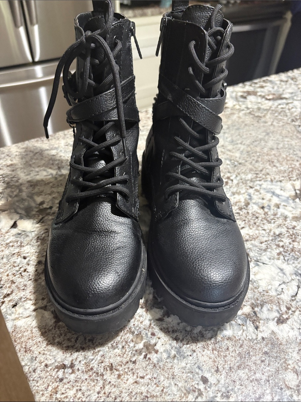 Black Women's Combat Boots - Unbranded